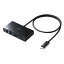 USB Type C-ޥѴץ HDMI 4K/30Hzб LAN USB3.2 Gen1 PD եѥ Хѥ ֥å AD-ALCMHL1BK 掠ץ饤