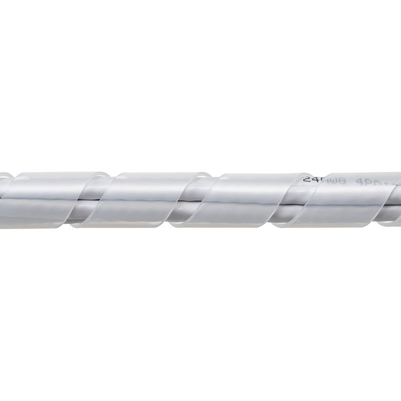 ケーブルタイ スパイラルタイプ 内寸直径15mm 5m巻き ホワイト CA-SP15W-5N サンワサプライ
