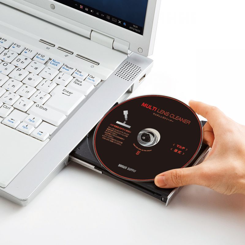 マルチレンズクリーナー 湿式 CD DVD ブルーレイ用 CD-MDWN サンワサプライ【ネコポス対応】
