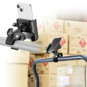 【クーポンで10%OFF対象商品】スマホホルダー 台車 カート用 自転車 iPhone スマートフォン対応固定ホルダー CR-LASMP1 サンワサプライ
