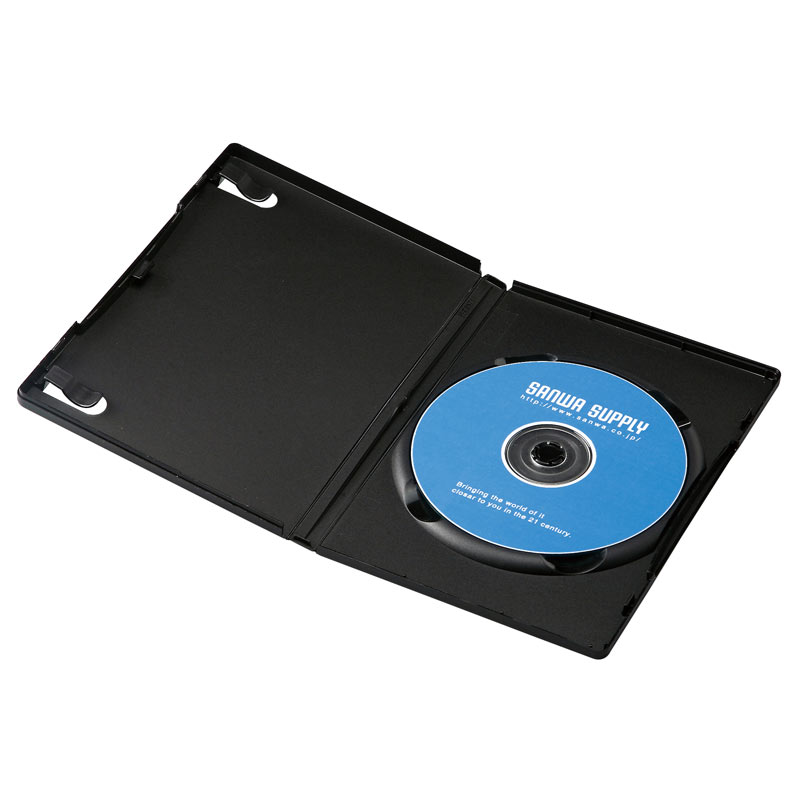 【訳あり 新品】DVDケース DVDトールケース 1枚収納 10枚セット ブラック DVD-TN1-10BKN サンワサプラ..