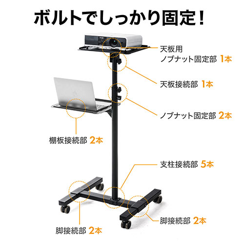 楽天市場】プロジェクター台 プロジェクタースタンド ノートパソコン台