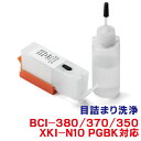 目詰まり洗浄カートリッジ キャノン BCI-350 370 380 XKI-N10シリーズ用 EZ3-C380CL