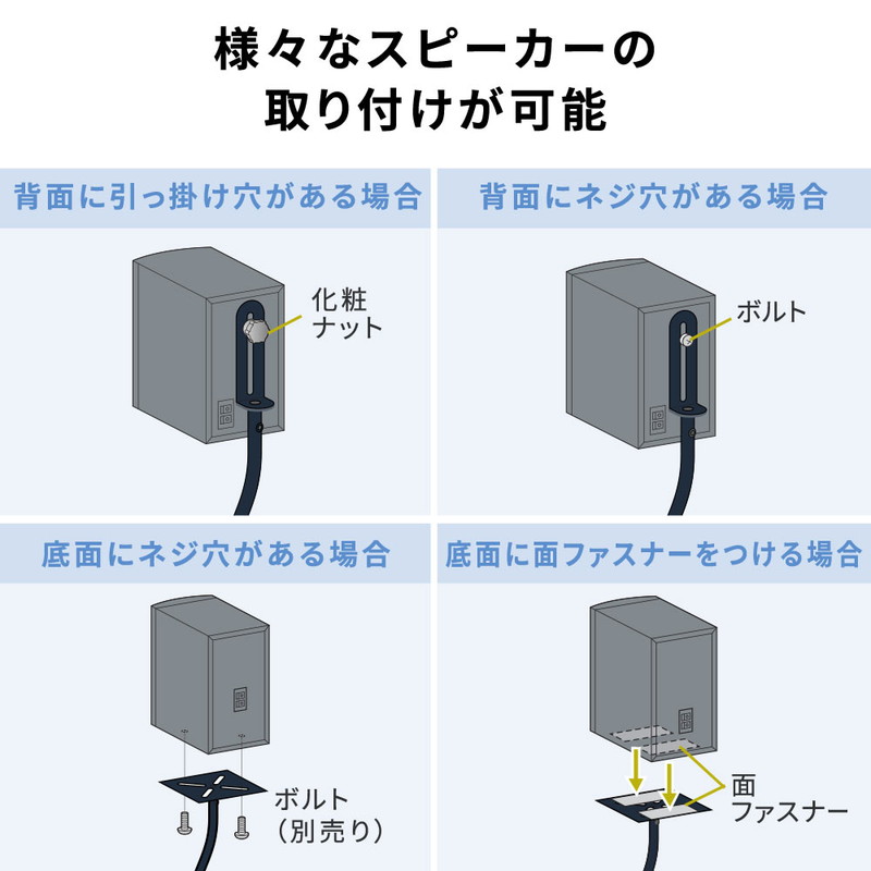 楽天市場】【期間限定セール】【楽天1位受賞】スピーカースタンド 2脚