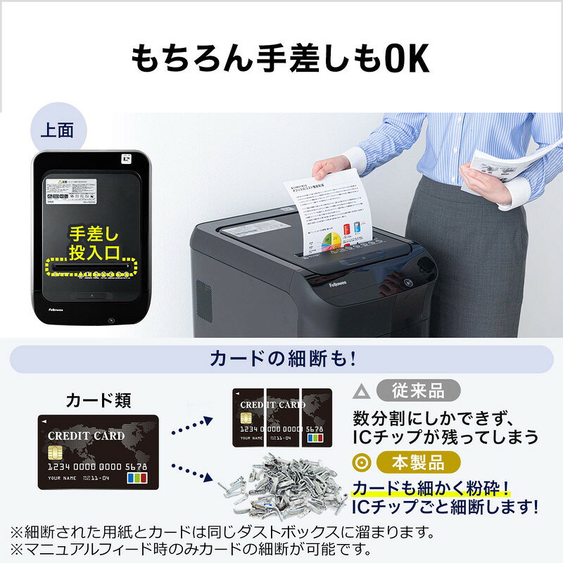 楽天市場】シュレッダー 業務用 マイクロカット オートフィード細断550