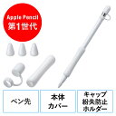 【最大2000円OFFクーポン配布中】Apple Pencil 保護カバーセット 第1世代用 シリコン製 アップルペンシル専用ペン先カバー×3個 本体カバー×1個 キャップホルダー×1個 EZ2-PEN038WV【ネコポス対応】