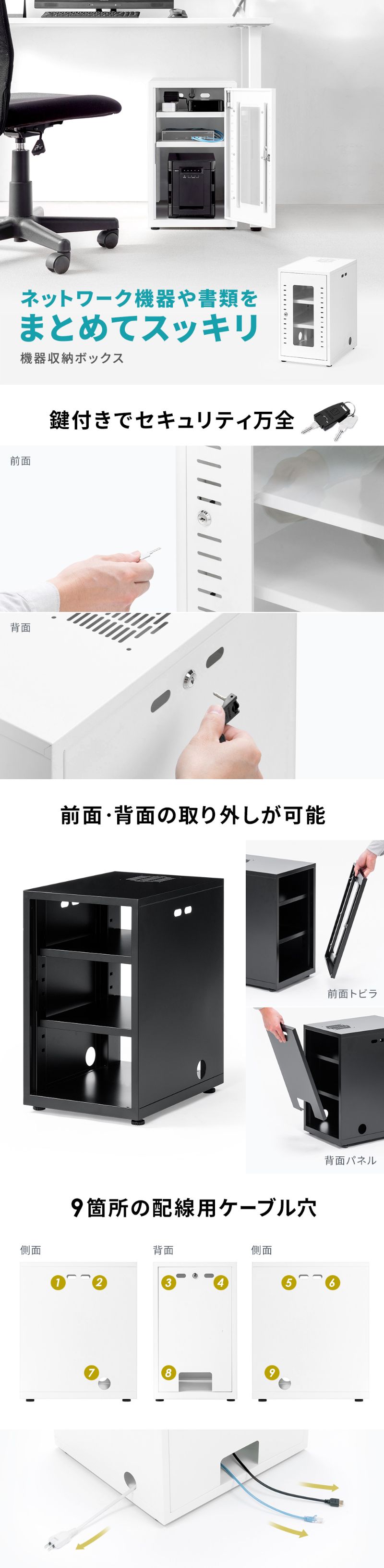 楽天市場】【期間限定セール】【楽天1位受賞】機器収納ボックス