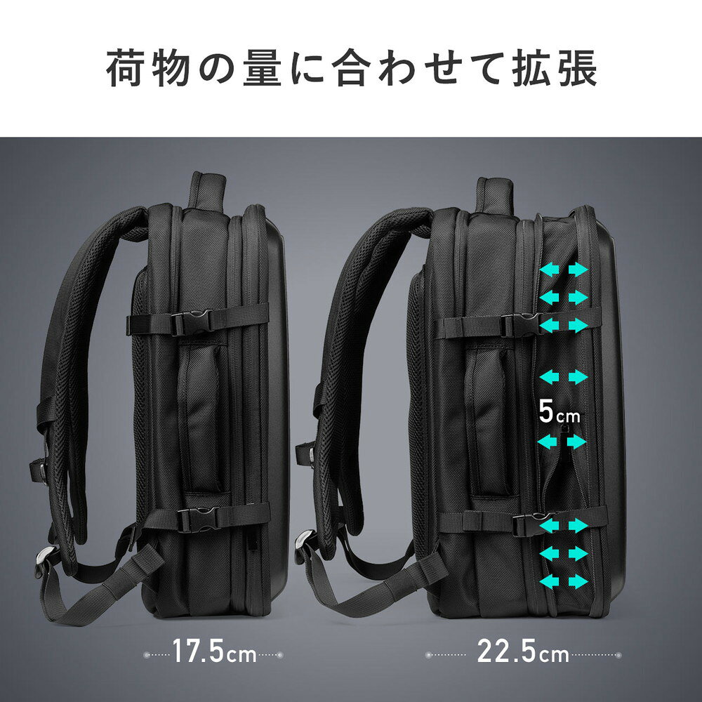楽天市場】ハードリュック ハードシェルリュック 耐衝撃 軽量 マチ拡張