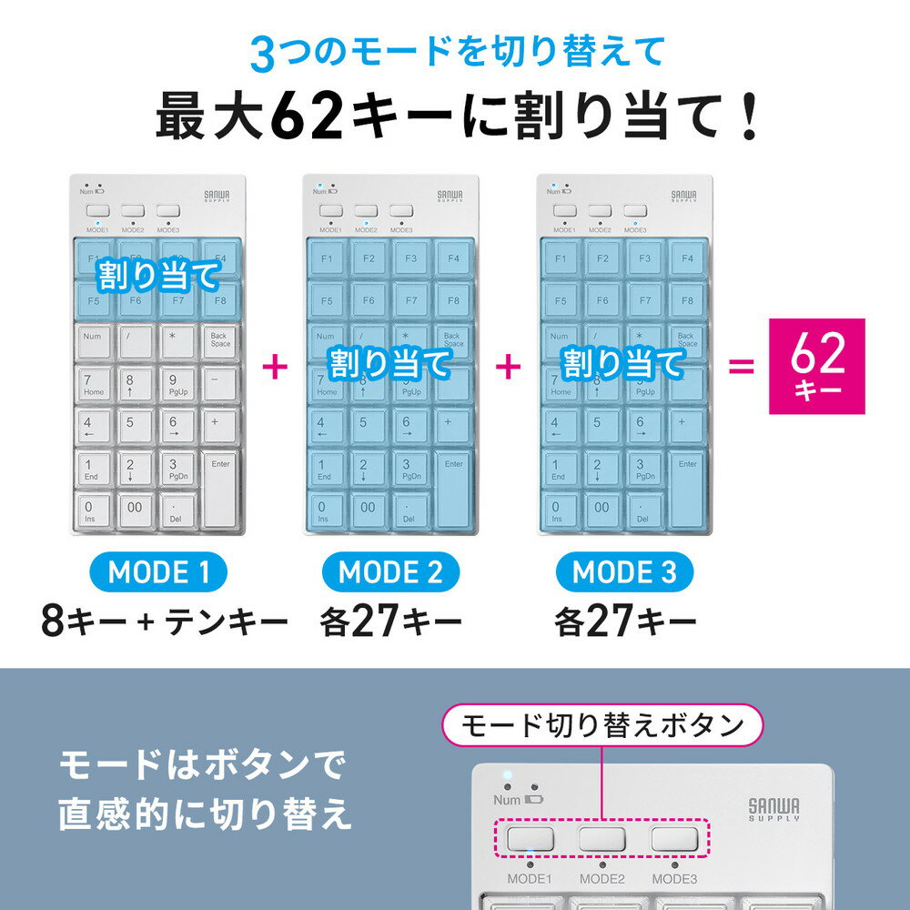 �ץ�����ޥ֥�ƥ󥭡� Bluetooth �磻��쥹 27���� ����ǥХ��� ���硼�ȥ��å� ���� ����������� DTM CAD �ۿ� �������ޥ��� �ۥ磻�� EZ4-NT010