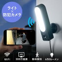 防犯カメラ ネットワークカメラ 屋外 家庭用 ワイヤレス IP65 センサーライト人感センサー LED付 Wi-Fi 防犯 ペット 見守り 夜間撮影 動体検知 ...