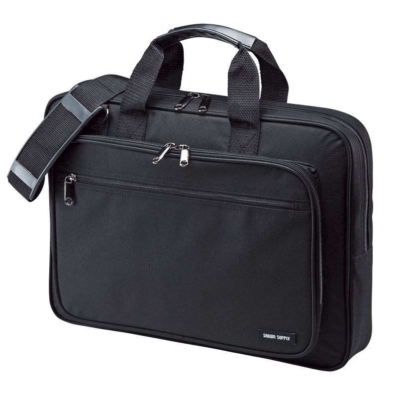 【クーポンで10％OFF対象品】パソコンバッグ PC 15.6インチワイド A4 ビジネス ショルダー 軽い スリム ブラック おすすめ EEXP-U52BK3 esupply-10110014 イーサプライ 楽天市場店 パッケージ画像