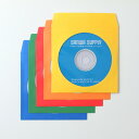 【最大777円OFFクーポン配布中】ペーパースリーブケース DVD CD用 100枚入り ミックスカラー FCD-PS100MXN サンワサプライ