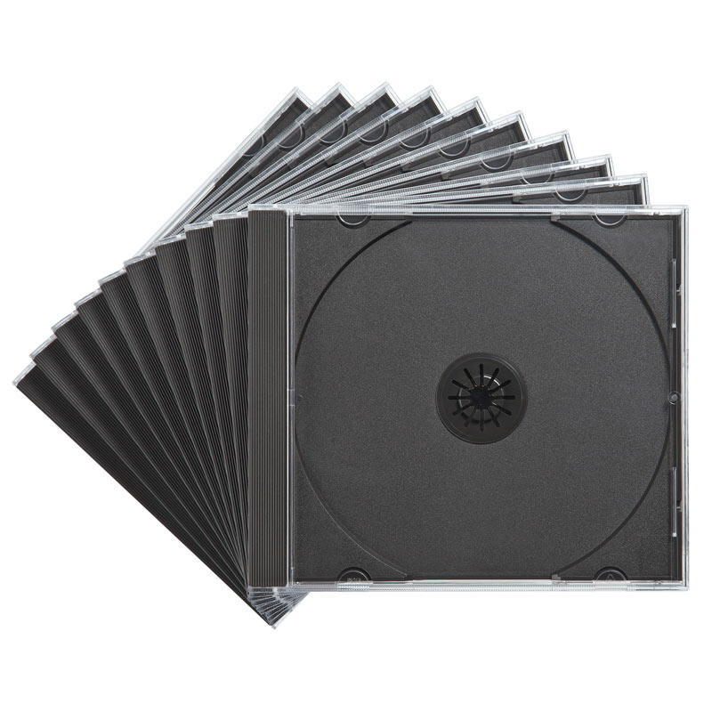【訳あり 新品】Blu-ray DVD CDケース 10枚セット ブラック FCD-PN10BKN サンワサプライ ※箱にキズ、汚れあり