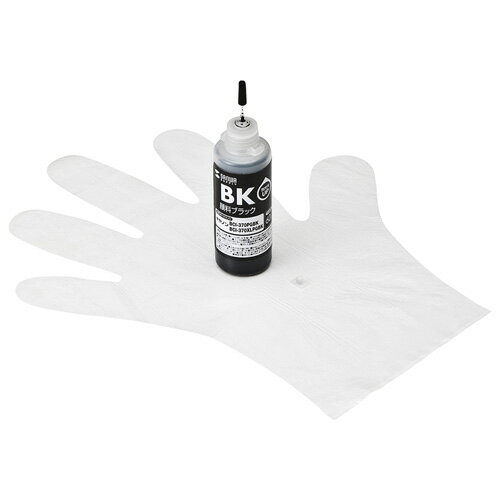 【訳あり 新品】BCI-370PGBKシリーズ キヤノン 詰め替えインク 顔料ブラック 60ml INK-C370B60 サンワサプライ ※箱にキズ、汚れあり