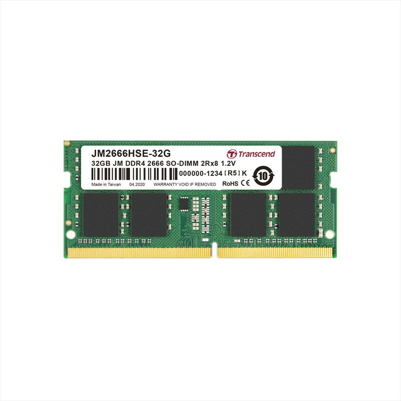 ڥ̺P10ܡ3000OFFݥۥΡȥѥѥ Transcend 32GB DDR4-2666 PC4-21300 SO-DIMM JM2666HSE-32Gȥ󥻥 ڥͥݥб