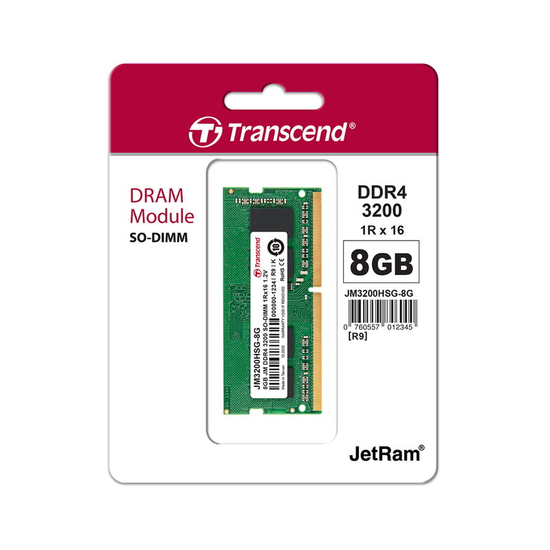 �Ρ��ȥѥ������ѥ��� 8GB Transcend DDR4-3200 SO-DIMM JM3200HSG-8G �ȥ�󥻥�ɡڥͥ��ݥ��б���