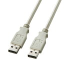 【最大777円OFFクーポン配布中】【訳あり 新品】USBケーブル A-Aコネクタ 1m KB-USB-A1K2 サンワサプライ ※箱にキズ、汚れあり【ネコポス...