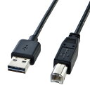 【最大777円OFFクーポン配布中】【訳あり 新品】両面挿せるUSBケーブル A-B 標準 1m ブラック KU-R1 サンワサプライ ※箱にキズ、汚れあり