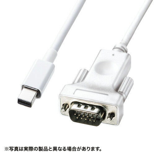 ߥDisplayPort-VGAѴ֥ ۥ磻 2m KC-MDPVA20 掠ץ饤