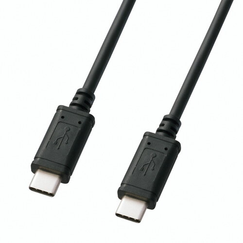 【最大3500円OFFクーポン 5/20まで】【訳あり 在庫処分】USB2.0 Type Cケーブル ブラック 1m KU-CCP510 サンワサプライ