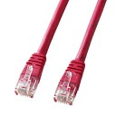 Cat 5e単線LANケーブル 3m レッド KB-T5T-03RN サンワサプライ【ネコポス対応】