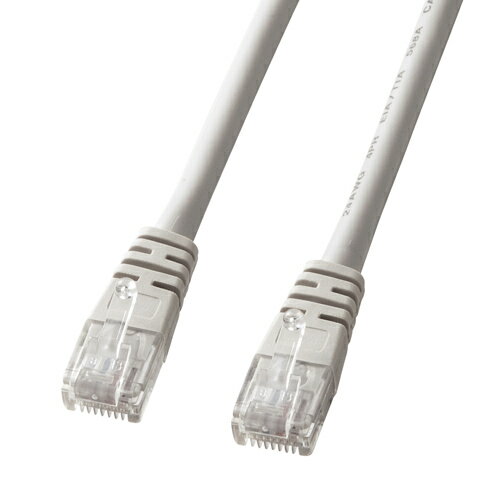 【訳あり 新品】Cat 5eより線LANケーブル 3m ライトグレー KB-T5Y-03N サンワサプライ ※箱にキズ、汚れあり【ネコポス対応】