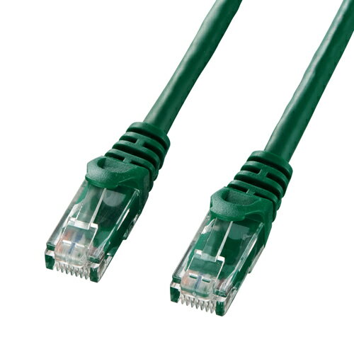 CAT6LANケーブル UTP 0.5m グリーン LA-Y6-