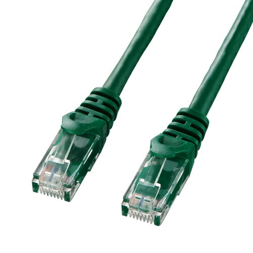 【最大2000円OFFクーポン配布中】【訳あり 新品】CAT6LANケーブル UTP 2m グリーン LA-Y6-02G サンワサプライ ※箱にキズ、汚れあり