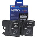 【最大2000円OFFクーポン配布中】【ブラザー純正インク】インクカートリッジ LC11BK 2個パック LC11BK-2PK【受注発注品】