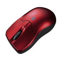 【訳あり 在庫処分】モバイルマウス ブルーLED Bluetooth Ver3.0 レッド コンパクト エルゴノミクス 超小型 ワイヤレス 電池式 MA-BTB...