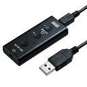 USBオーディオ変換アダプタ（4極ヘッドセット・イヤホンマイク用） MM-ADUSB4 サンワサプライ