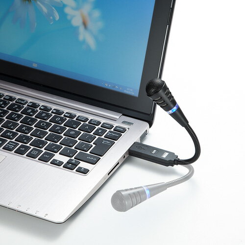 【最大3000円OFFクーポン配布中】【訳あり 新品】USBマイクロホン Zoom Teams対応 MM-MCU02BK サンワサプライ ※箱にキズ、汚れあり