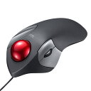 【最大777円OFFクーポン配布中】【訳あり 新品】有線トラックボール 静音 5ボタン 人差し指/中指操作タイプ MA-TB181BK サンワサプライ ※箱にキ...