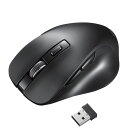 【最大777円OFFクーポン配布中】【訳あり 新品】マウス ワイヤレス ブルーLED 5ボタン 中型 ブラック MA-WB518BK サンワサプライ ※箱にキズ...
