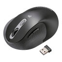 【最大2000円OFFクーポン配布中】エルゴノミクスマウス USB Aワイヤレス 5ボタン 静音 USB-C急速充電 高め 腱鞘炎防止 エルゴ ブラック MA-EWBS528LBK サンワサプライ