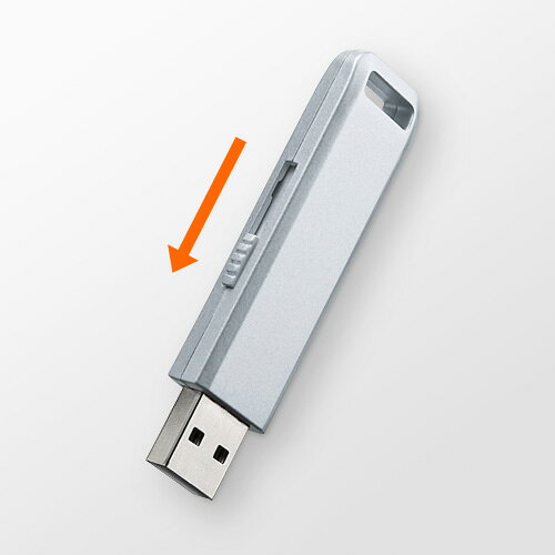 USBメモリ 2GB スライド式 シルバー E...の紹介画像3