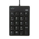 【5/1限定ポイント7倍(要エントリ)+最大1000円オフクーポン】USBテンキー Type-Cコネクタ USB2.0ハブ付き アイソレーションタイプ ブラック...