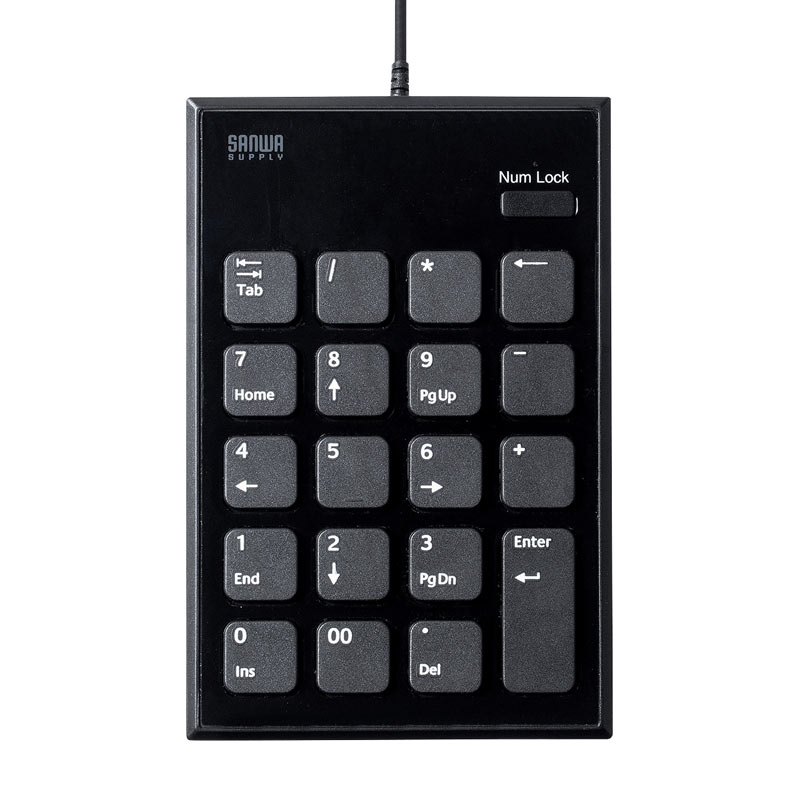 【最大2000円OFFクーポン配布中】【訳あり 新品】テンキー 静音 パンタグラフ USBコネクタ 有線 ブラック NT-23UBK サンワサプライ ※箱にキズ...