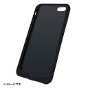 【訳あり 在庫処分】シリコンケース(iPhone6 Plus用)(ブラック) PDA-IPH008BK サンワサプライ