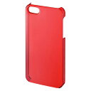 【訳あり 在庫処分】iPhone 5対応クリアハードケース(レッド) PDA-IPH52R サンワサプライ