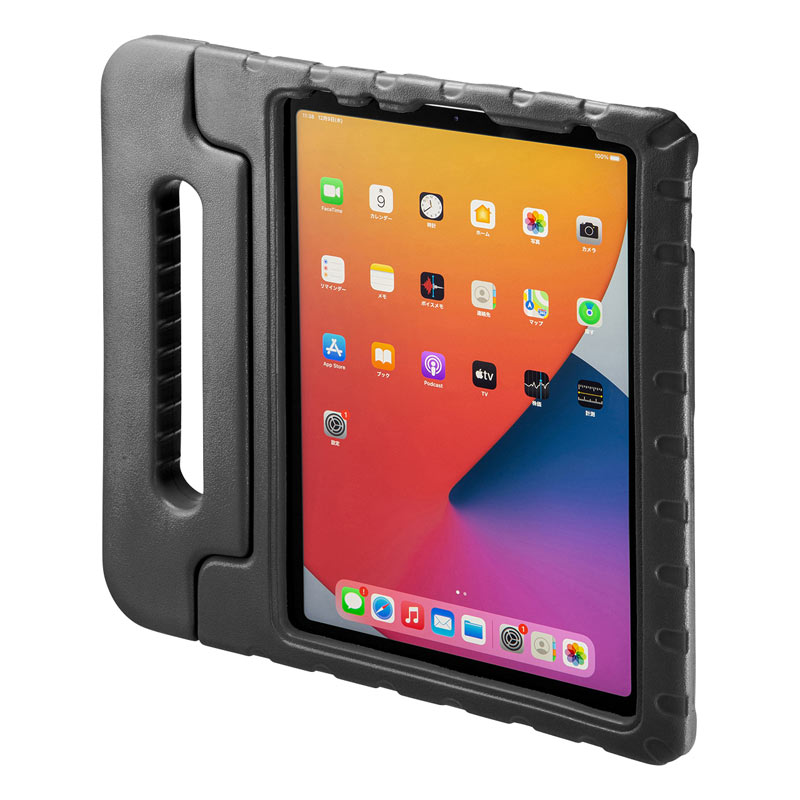 【訳あり 在庫処分】タブレットケース iPad Air 2020用 衝撃吸収 スタンド機能 ApplePencil収納 ブラック PDA-IPAD1705BK サンワサプライ