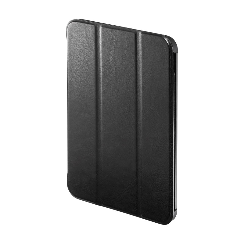 【訳あり 新品】iPad mini 2021 ソフトレザーケース ブラック PDA-IPAD1807BK サンワサプライ ※箱にキズ、汚れあり【ネコポス対応】