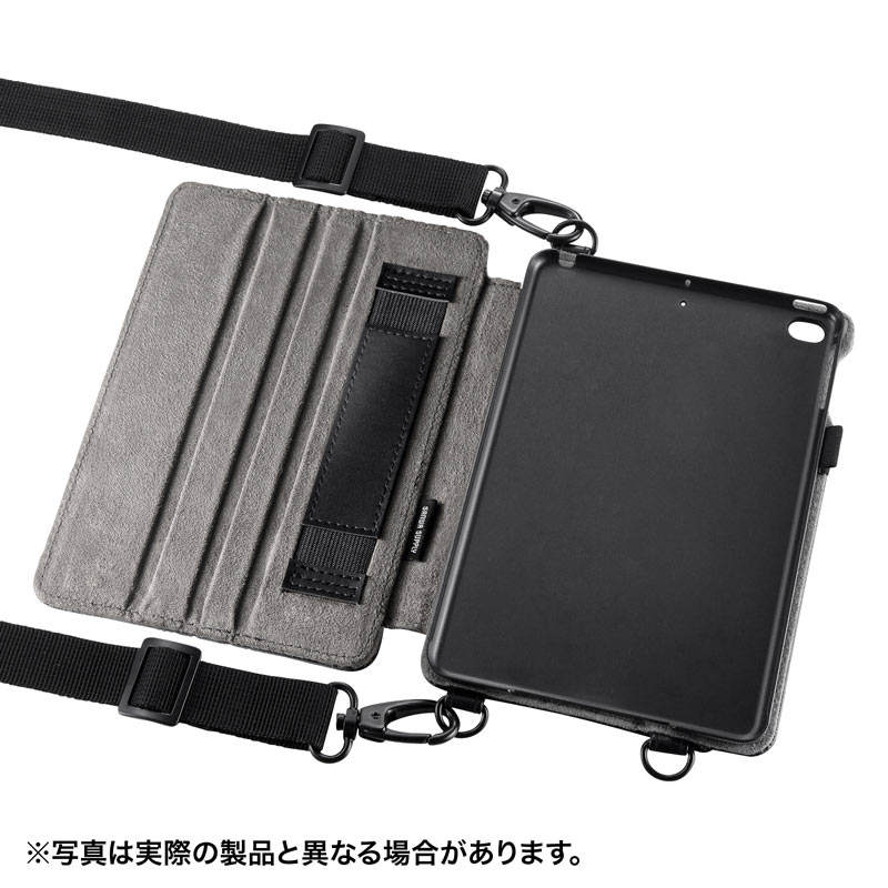 【訳あり 新品】iPad mini スタンド機能付きショルダーベルトケース PDA-IPAD1812 サンワサプライ ※箱にキズ、汚れあり