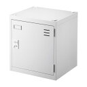 【訳あり 新品】個別ロッカー ダイヤル錠 W455×D400×H500mm PLK-PS400W サンワサプライ ※箱にキズ、汚れあり