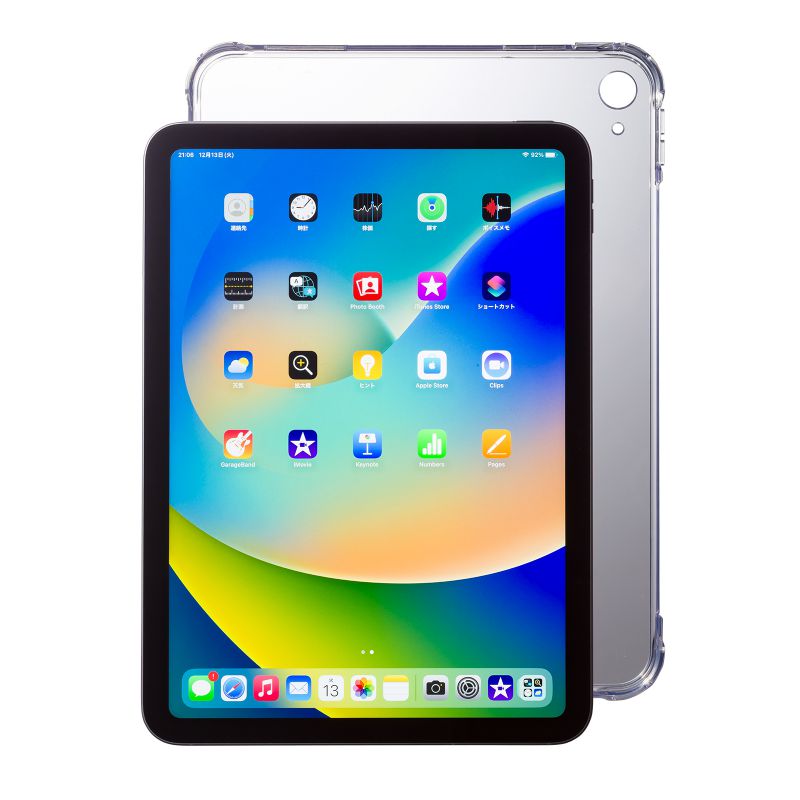 【5/25限定！抽選で100％P還元+10％OFFクーポン】【訳あり 新品】iPad10.9インチ クリアハードケース Apple 第10世代iPad 10.9インチ対応 ハードカバー クリア PDA-IPAD1902CL サンワサプライ ※箱にキズ、汚れあり【ネコポス対応】