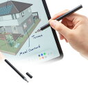 【最大3000円OFFクーポン配布中】タッチペン ディスク式&導電繊維 ブラック スマホ タブレット PDA-PEN50BK サンワサプライ【ネコポス対応】