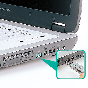 【訳あり 新品】USBポートをふさいでデータを守る USBコネクタ取付けセキュリティ グリーン SL-46-G サンワサプライ 箱にキズ 汚れあり【ネコポス対応】
