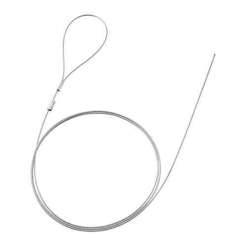 【最大2000円OFFクーポン配布中】【訳あり 新品】セキュリティワイヤー 長さ1.0m 太さ1.0mm 片側かしめなし SLE-13W サンワサプライ ※箱に...