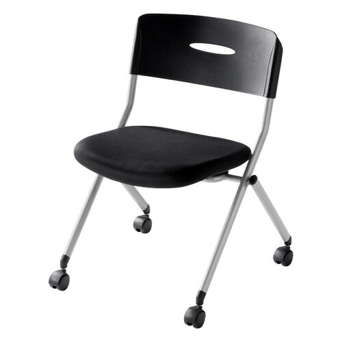 【最大2000円OFFクーポン配布中】【訳あり 新品】ミーティングチェア 折りたたみ 水平スタッキング 会議 収納 省スペース ネスティングチェア キャスター付...