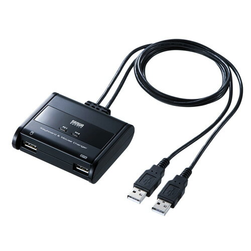 エレコム USB切替器 PC→4ポート USB3.0→4ポート 手元スイッチ ブラック U3SW-T4